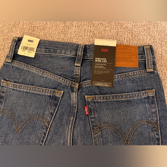 Levi's RIBCAGE WIDE LEG H223 I'M NEVER WRONG sz 25W*32L NWT - Picture 10 of 13